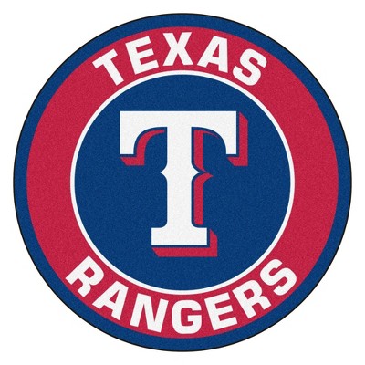 MLB Texas Rangers 27"x27" Roundel Rug