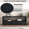 Modern 74" TV Stand for 70-79 Inch TV with 3 Drawers & Ample Storage,Console Table for Living Room-Baofuwish - 3 of 4