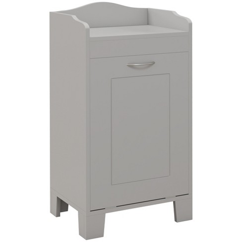 HOMCOM Tilt-Out Laundry Storage Cabinet, Bathroom Storage