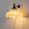 DORESshop Milk White Glass Flower Lampshade Replacement 1.7 Fitter Width for Traditional Lighting Fixtures, 8.5 in. - 2 of 4