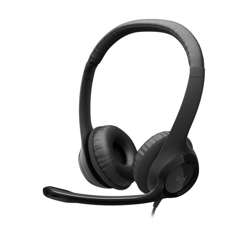 Logitech H390 USB Wired Headset, 1 of 11