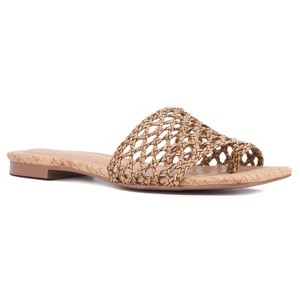 Torgeis Women's Bronze Flat Sandal - 1 of 4