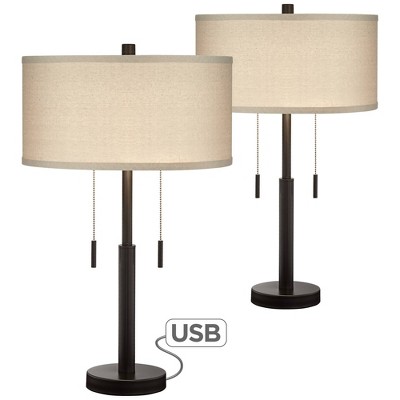 hotel style bedside lamps