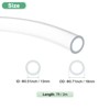 Unique Bargains Clear Plastic PVC Flexible Low Pressure Industrial Tubing 1 Pc - 3 of 4