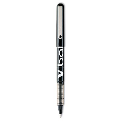 Pilot VBall RT Liquid Ink Retractable Roller Ball Pen, Black Ink, .5mm,  Dozen -PIL26106