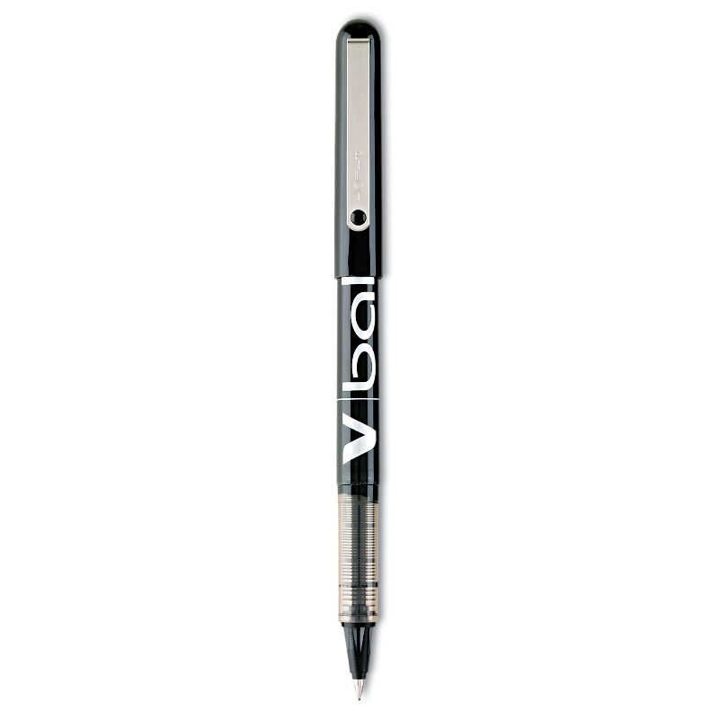 Pilot VBall Liquid Ink Roller Ball Stick Pen Black Ink .7mm Dozen 35112, 1 of 3