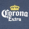 Adult Corona Extra Basic Heather Blue Tee Shirt - 2 of 3