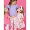 RuffleButts Girls Knit Long Sleeve Ruffle Layering Tee - 4 of 4