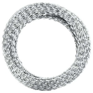 vidaXL Razor Wire Helical Wire Roll Galvanized Steel 196.9' - 1 of 4
