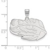 Black Bow Jewelry 14k White Gold Louisiana State Fighting Tigers NCAA Large Pendant - 2 of 3