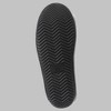 Isotoner Men's Miles Sport Knit Closed Back Slippers - Black - 4 of 4