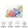 Trademark Fine Art -"Garden Rainbows" Outdoor Canvas - 3 of 4