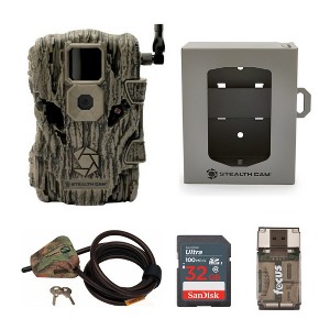 Stealth Cam Fusion X 26MP Trail Camera (AT&T) Super Security Bundle - 1 of 4