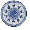 Blue Rose Polish Pottery Ceramika Artystyczna Dessert Plate - 2 of 2