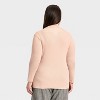 Women's Long Sleeve Ribbed Turtleneck Top - A New Day™ - 2 of 3