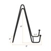 Unique Bargains Display Decorative Picture Frame Iron Easel Stand 2 Pcs - 2 of 4