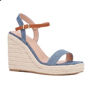 New York & Company Women's Unita Platform Espadrille Wedge Sandal - 1 of 4