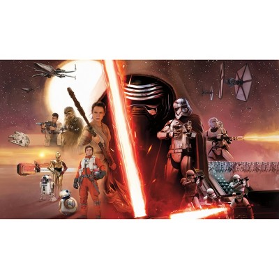 Star Wars: The Force Awakens Ep VII Prepasted Surestrip Mural - RoomMates