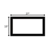 Trendy Modern Framed Wall Art Large Handcrafted Wood Decor for Living Room, Fade Resistant, Ready to Hang, Minimalist Design - 2 of 4