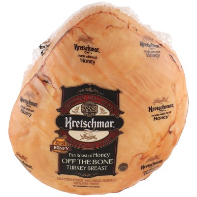 Kretschmar Pan Roasted Honey Off the Bone Turkey Breast - Deli Fresh Sliced - price per lb