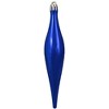 Northlight Shatterproof 4-Finish Finial Drop Christmas Ornaments - 6" - Royal Blue - 8ct - 3 of 4