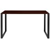 Emma and Oliver Modern Commercial Grade Desk Industrial Style Computer Desk Sturdy Home Office Desk - 55" Length - 4 of 4