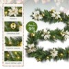 Christmas Garland with Ornaments -  Holiday Decor for Indoor/Outdoor Xmas Display - 2 of 4