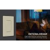 ELEGRP Digital Slide Dimmer Light Switch Single Pole/3-Way for 300W Dimmable LED/CFL Lights and 600W Incandescent/Halogen, UL Listed, 2 Pack - 4 of 4
