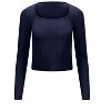 Adore Me Women's Pointelle Long Sleeve Lounge - 3 of 4