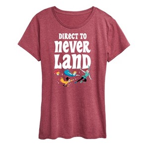 Women's - Disney - Peter Pan Short Sleeve Graphic T-Shirt - 1 of 4