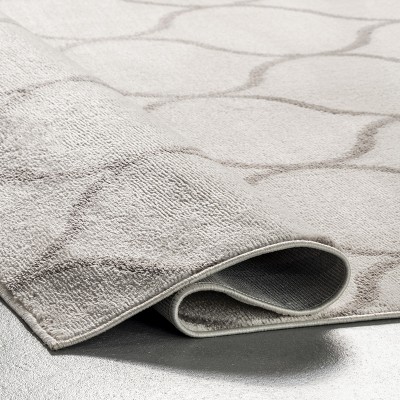 Nuloom Marta Geometric 4x6 Indoor Area Rug for Living Room Bedroom Dining Room Kitchen, Beige/Ivory