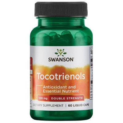 Swanson Tocotrienols - Double Strength 100 mg 60 Liq Caps.