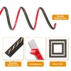 Unique Bargains Self-Adhesive PVC Mirror Wall Molding and Trim Tape - 3 of 4