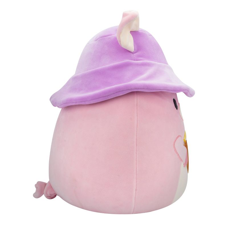 Squishmallows 16&#34; Peter Pink Pig with Tropical Drink in Bucket Hat, 6 of 9