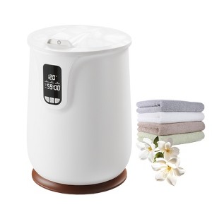 Towel Warmer for Bathroom, 20L Capacity Large Towel Warmer Bucket with Timer Function, Temperature Adjustable, LED Display, for Towels, Robe, Blanket - 1 of 4