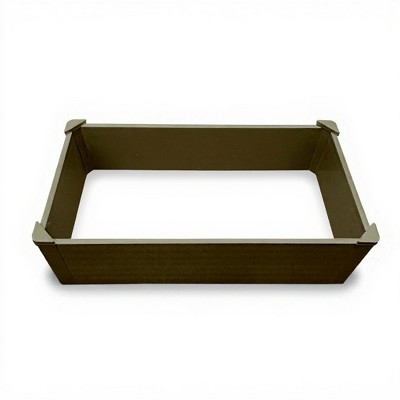 HomeRoots 44" X 22" Tan Heavy Duty Plastic Rectangular Raised Garden Bed