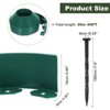 Unique Bargains Flexible Durable Maintenance-Free DIY Landscape Edging 1 Pc - 2 of 4