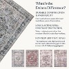 Delara Machine Washable Area Rug, Soft & Durable, Non-Slip Rug for High Traffic Areas, Soft Gray Blue - 4 of 4