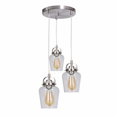 Craftmade Lighting Trystan 3 - Light Pendant in  Brushed Polished Nickel