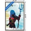 Trends International DC Comics Movie - Aquaman - Arthur Silhouette Framed Wall Poster Prints - 3 of 4