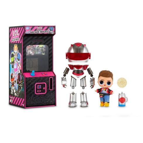 L O L Surprise Boys Arcade Heroes Action Figure Doll With 15 Surprises Target