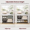 KTMBDW Shoe Rack Bench, 3-Tier Bamboo Shoe Storage Organizer, Entryway Bench, Holds Up to 300 lb, for Entryway Bathroom Bedroom - 4 of 4
