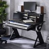Humanity 47" Decorative Bookshelf Black - Acme Furniture: Metal Frame, Wood Composite Surface, Open Storage Shelf - 4 of 4