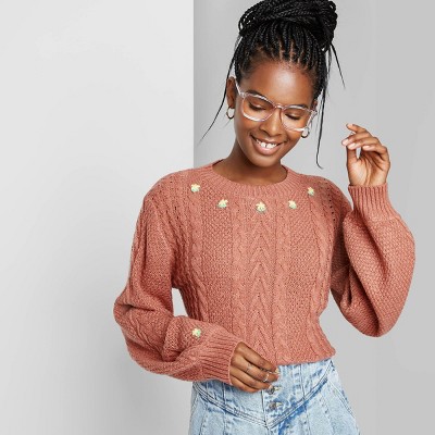 cable knit sweater target