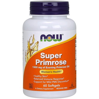 Super Primrose 1300mg by Now Foods  -  60 Softgel