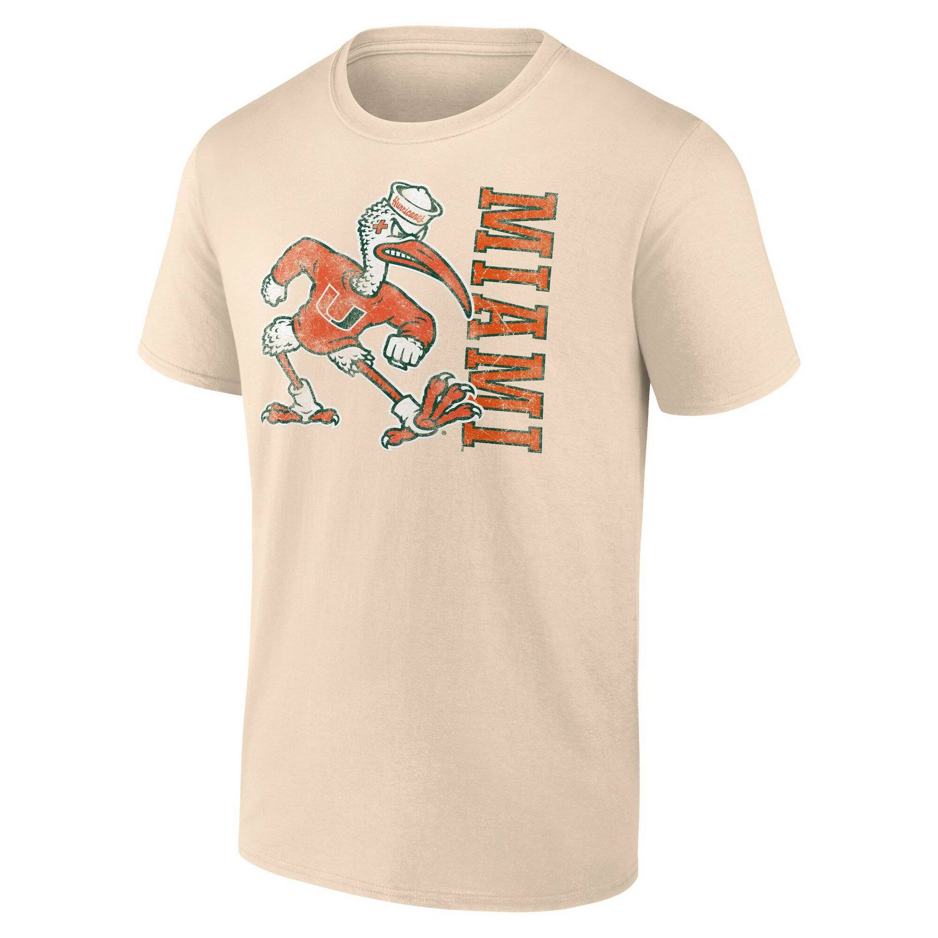 NCAA Miami Hurricanes Men's Angora Bi-Blend T-Shirt