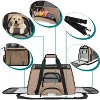 PetAmi Airline Approved Pet Carrier for Cat Dog, Soft Sided Travel Supplies Accessories, Ventilated Carrying Bag Kitten Puppy - 3 of 4