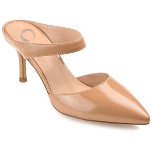 Journee Collection Womens Maevali Mules Mid Stiletto Pointed Toe Pumps - 1 of 4