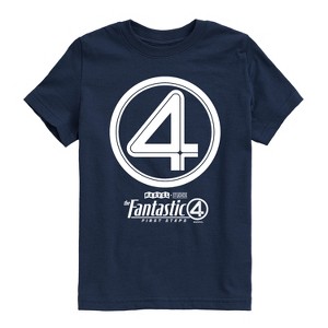 Boys' - Marvel - Fantastic Four Circle Logo Short Sleeve Graphic T-Shirt - 1 of 4