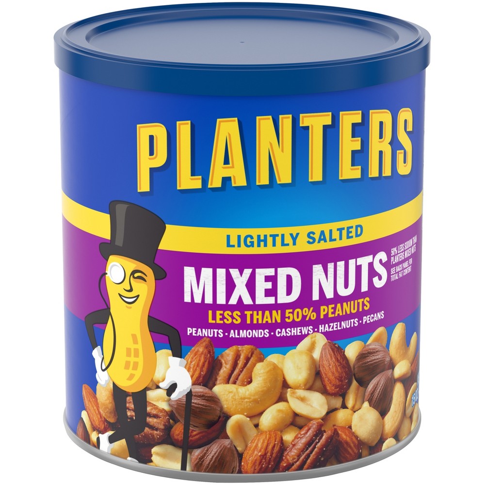 Planters Honey Roasted Mixed Nuts, 10.0 oz Canister (Pack of 4)